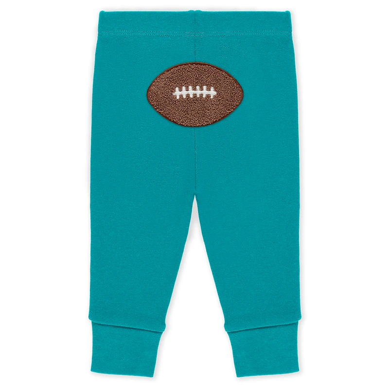 Infant & Newborn WEAR by Erin Andrews Miami Dolphins Three-Piece Turn Me Around Bodysuits Pant Set