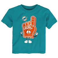 T-shirt pour bébé Aqua Miami Dolphins Handy Man