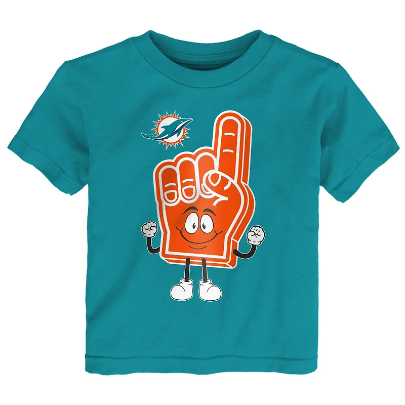 T-shirt pour bébé Aqua Miami Dolphins Handy Man