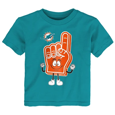 T-shirt pour bébé Aqua Miami Dolphins Handy Man