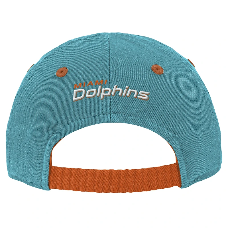 Infant Aqua Miami Dolphins Team Slouch Flex Hat