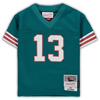 Maillot Mitchell & Ness Dan Marino Aqua Miami Dolphins 1984 retraité Legacy pour bébé