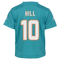 Maillot de jeu Nike Tyreek Hill Aqua pour bébé des Dolphins Miami
