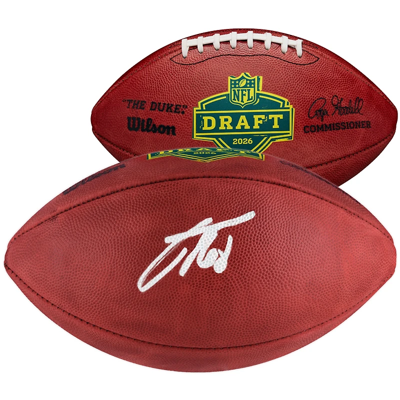 Jacob Rodriguez Miami Dolphins Autographed 2026 NFL Draft Wilson Duke Pro Football