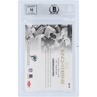 Jason Taylor Miami Dolphins Autographed 2006 Fleer Ultra King of Defense Relic #KD-JT Beckett Fanatics Witnessed Authenticated 9/10 Card 