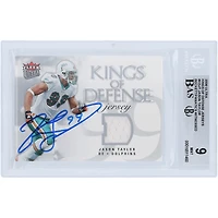 Jason Taylor Miami Dolphins Autographed 2006 Fleer Ultra King of Defense Relic #KD-JT Beckett Fanatics Witnessed Authenticated 9/10 Card 
