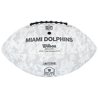 Jason Taylor Miami Dolphins Autographed 2024 Salute To Service Wilson Football 