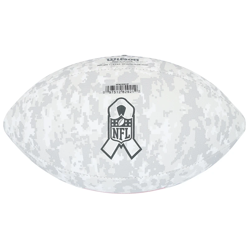 Jason Taylor Miami Dolphins Autographed 2024 Salute To Service Wilson Football 
