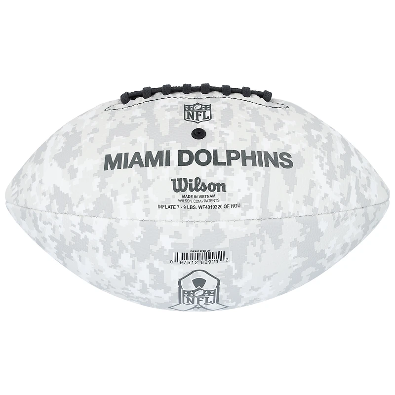 Jason Taylor Miami Dolphins autographié 2024 Salute To Service Wilson Football
