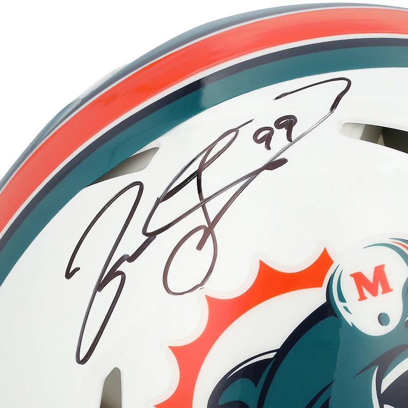 Jason Taylor Miami Dolphins Autographed Riddell 1997-2012 Throwback Speed Authentic Helmet