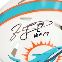 Jason Taylor Miami Dolphins Autographed Riddell Speed Authentic Helmet with "HOF 17" Inscription