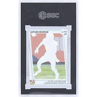 Jaylen Waddle Miami Dolphins Autographed 2021 Panini Clearly Donruss #64 SGC Authenticated 8.5 Rookie Card