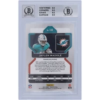 Jaylen Waddle Miami Dolphins Autographed 2021 Panini Prizm #338 Beckett Fanatics Witnessed Authenticated 9/10 Rookie Card - 9.5/9.5/9.5/8.5
