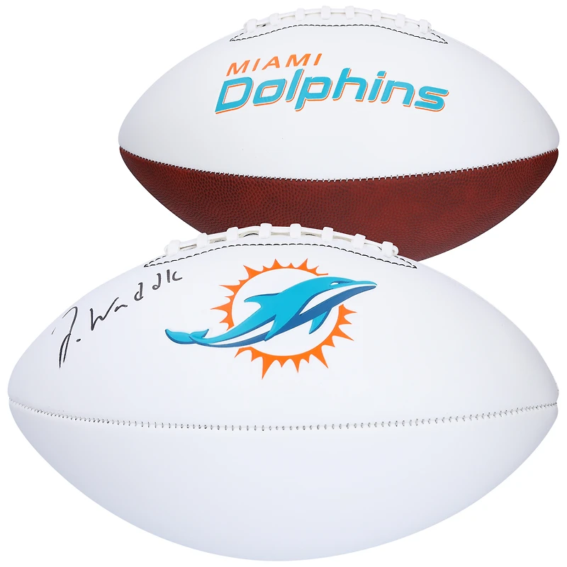 Jaylen Waddle Miami Dolphins Autographed Franklin White Panel Football
