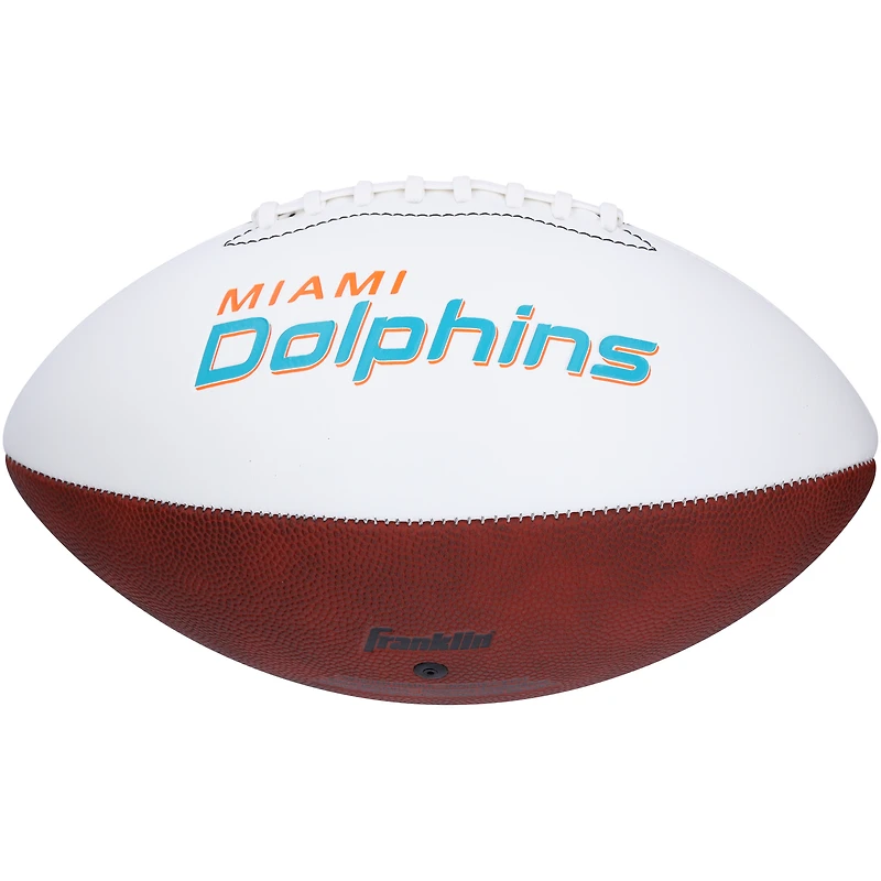 Jaylen Waddle Miami Dolphins Autographed Franklin White Panel Football