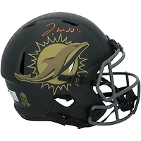 Jaylen Waddle Miami Dolphins Autographed Riddell 2025 Salute To Service Speed Replica Helmet  