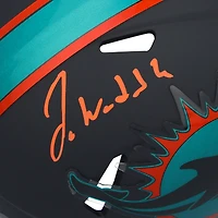 Jaylen Waddle Miami Dolphins Autographed Riddell Rivalry Speed Mini Helmet  