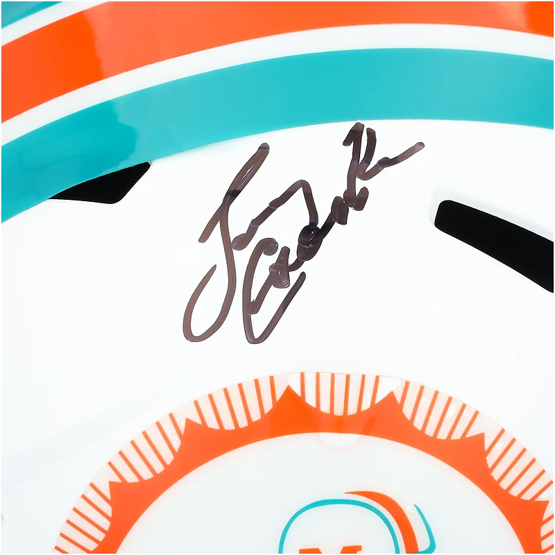 Casque Riddell 1972, réplique de vitesse dédicacée par Larry Csonka des Dolphins de Miami