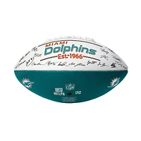 Logo Brands Miami Dolphins 2025 Autograph Signature Football