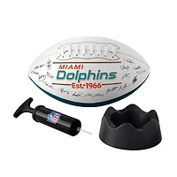 Logo Brands Miami Dolphins 2025 Autograph Signature Football
