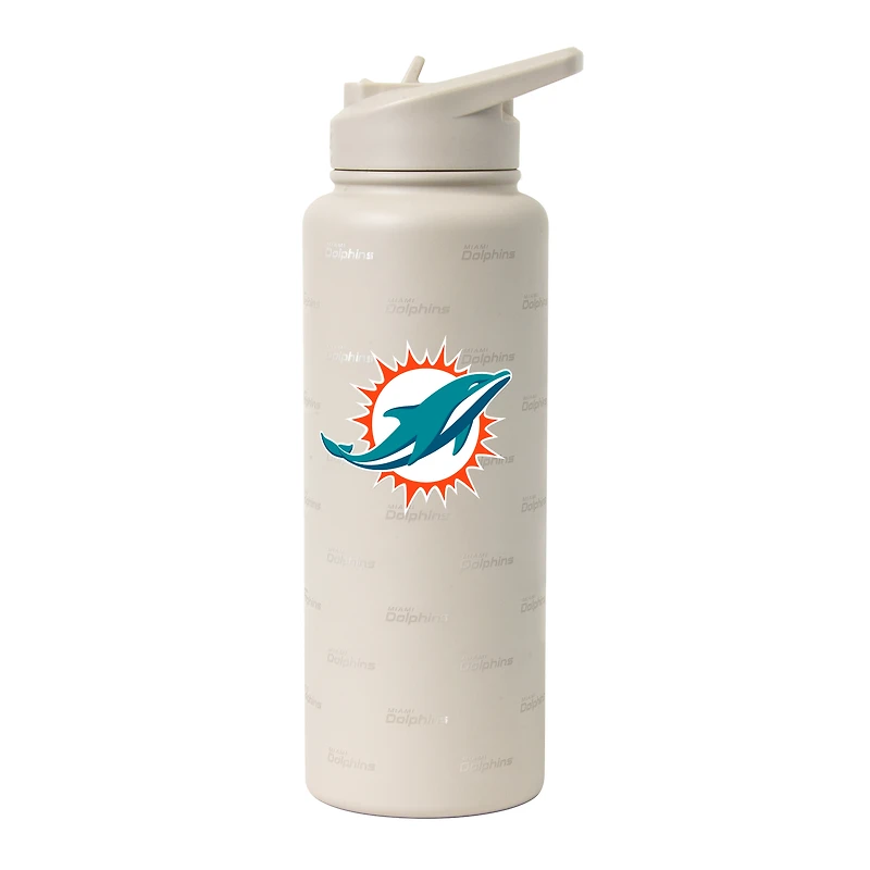 Bouteille désaltérante Logo Brands Miami Dolphins Sand Ghost de 1 litre