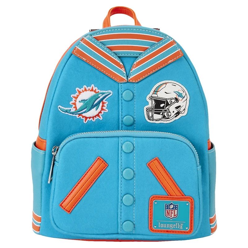 Loungefly Miami Dolphins Varsity Mini Backpack
