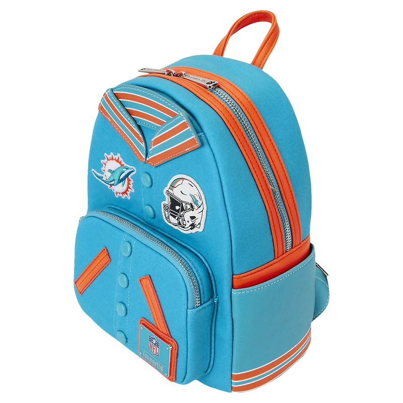 Loungefly Miami Dolphins Varsity Mini Backpack