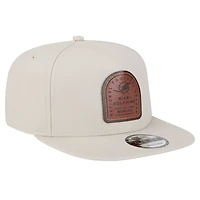 Casquette Snapback Premier 9FIFTY des Dolphins de Miami New Era Stone pour homme