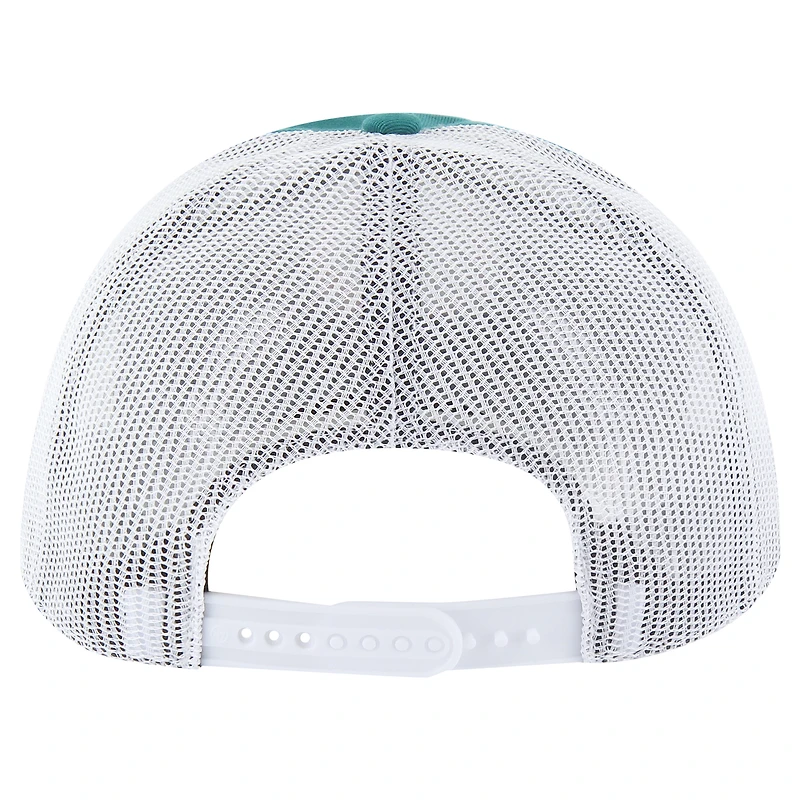 Men's '47 Aqua/White Miami Dolphins Team Unstructured Trucker Adjustable Hat