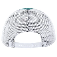 Men's '47 Aqua/White Miami Dolphins Team Unstructured Trucker Adjustable Hat