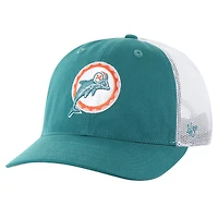 Casquette ajustable non structurée pour homme '47 Aqua/White Miami Dolphins Team