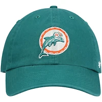 Men's '47 Aqua Miami Dolphins Clean Up Adjustable Hat