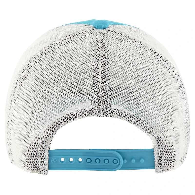 Men's '47 Aqua Miami Dolphins Clubhouse Boon Clean-Up Trucker Adjustable Hat