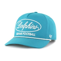 Men's '47 Aqua Miami Dolphins Foundational Hitch Adjustable Hat