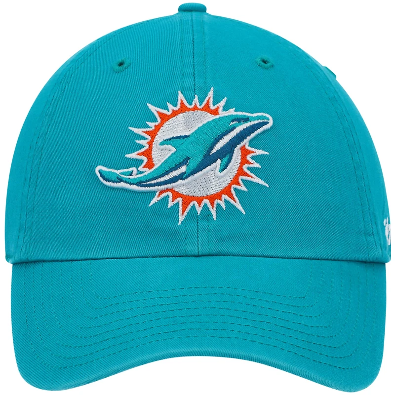 Casquette réglable '47 Aqua Miami Dolphins Primary Clean Up pour homme