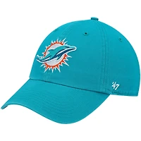 Casquette réglable '47 Aqua Miami Dolphins Primary Clean Up pour homme