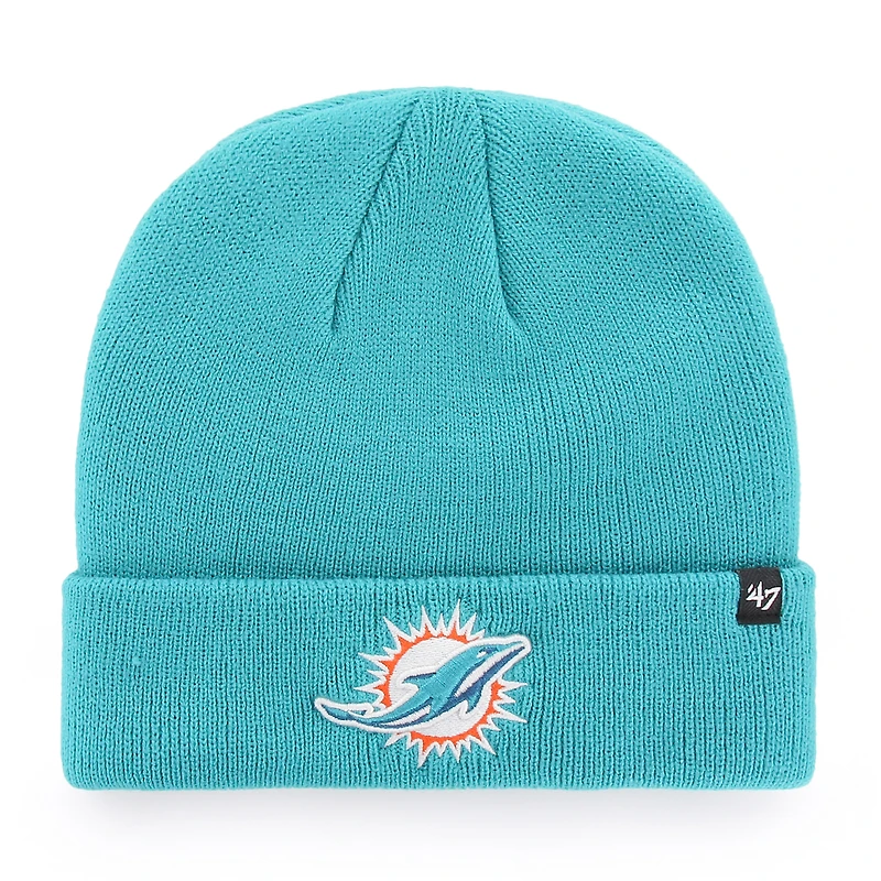 Men's '47 Aqua Miami Dolphins Team Cuffed Knit Hat