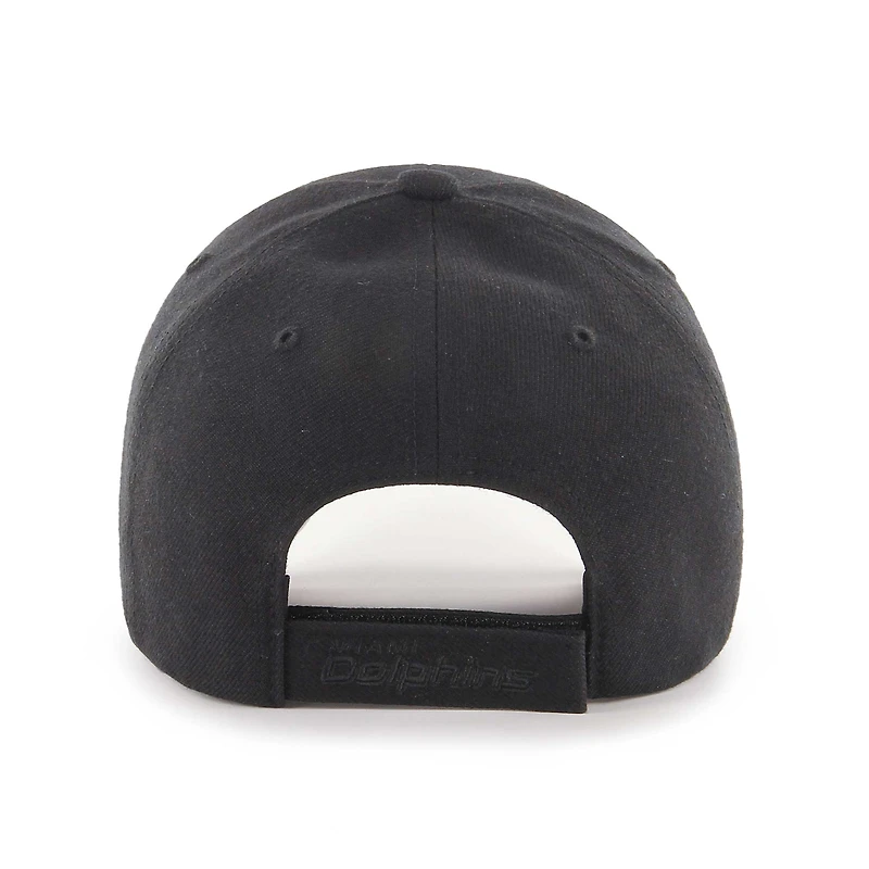 Casquette ajustable '47 Black Miami Dolphins Tonal MVP pour homme