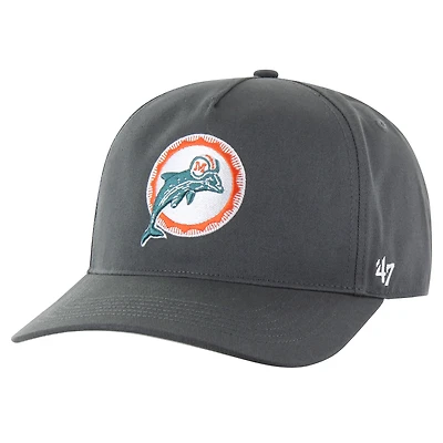 Casquette ajustable Hitch 47 pour homme, couleur anthracite, Miami Dolphins