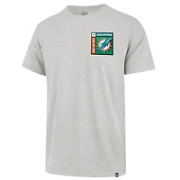 T-shirt Franklin chromé gris « 47 » pour homme des Dolphins de Miami