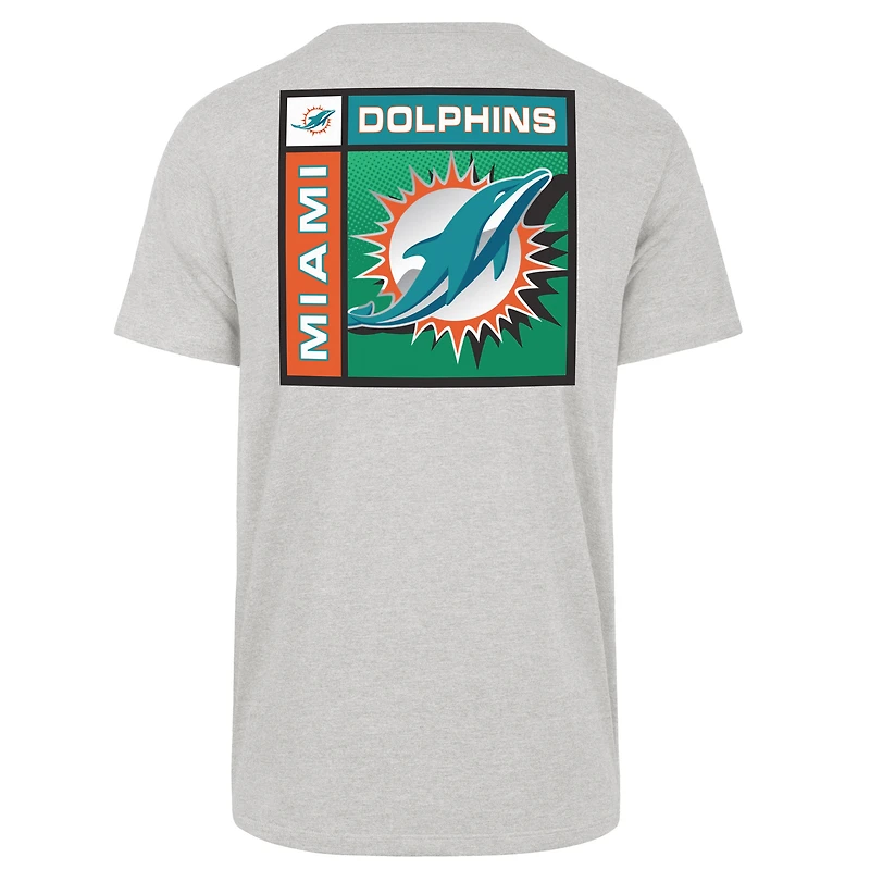 T-shirt Franklin chromé gris « 47 » pour homme des Dolphins de Miami