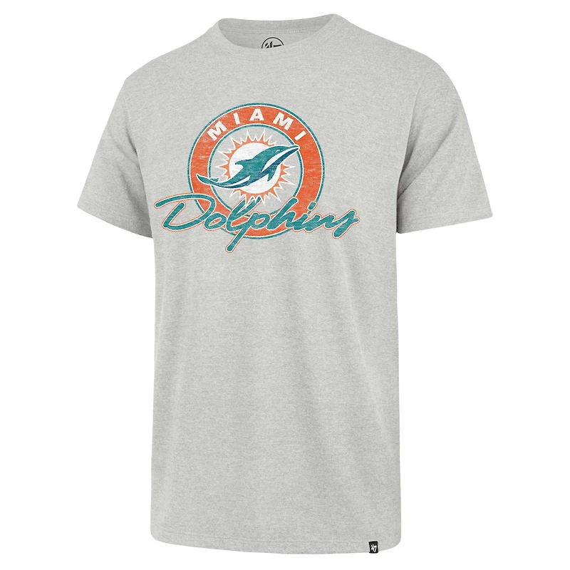 T-shirt Franklin '47 gris pour hommes, sonnerie des Dolphins de Miami