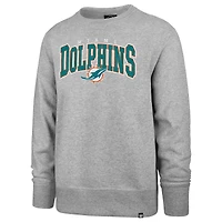 Sweat-shirt gris '47 pour hommes des Dolphins de Miami Varsity Block Headline