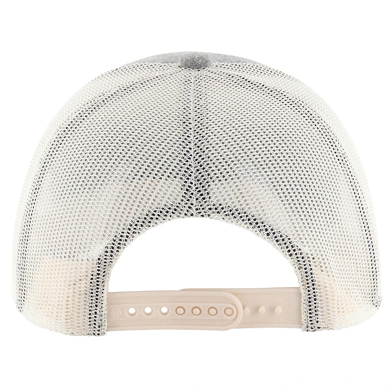 Casquette ajustable Drover Trucker '47 pour homme, gris chiné/beige, des Miami Dolphins