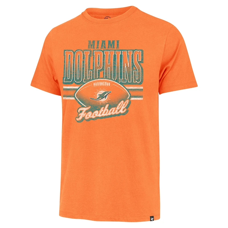 T-shirt Franklin pour hommes, dernier appel des Dolphins de Miami, orange '47