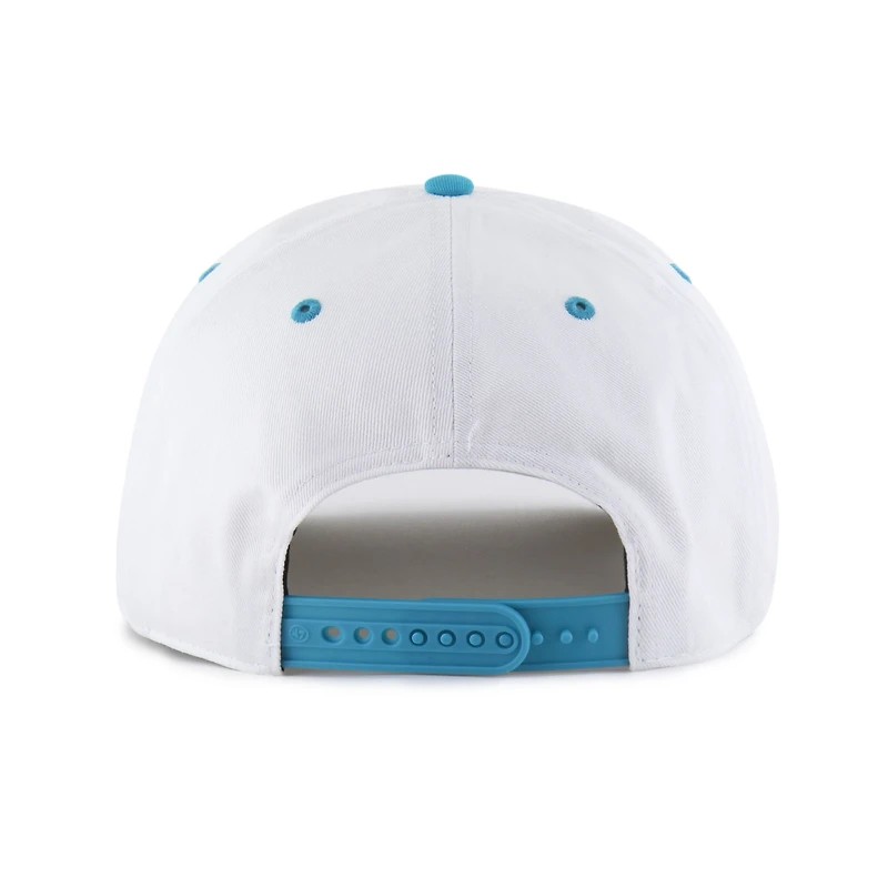 Men's '47 White/Aqua Miami Dolphins Roscoe Two-Toned Hitch Adjustable Hat