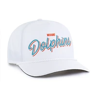 Casquette ajustable blanche « Brrr Fairway Hitch » des Dolphins de Miami pour homme, modèle 1947