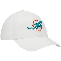 Casquette réglable '47 White Miami Dolphins Clean Up pour homme