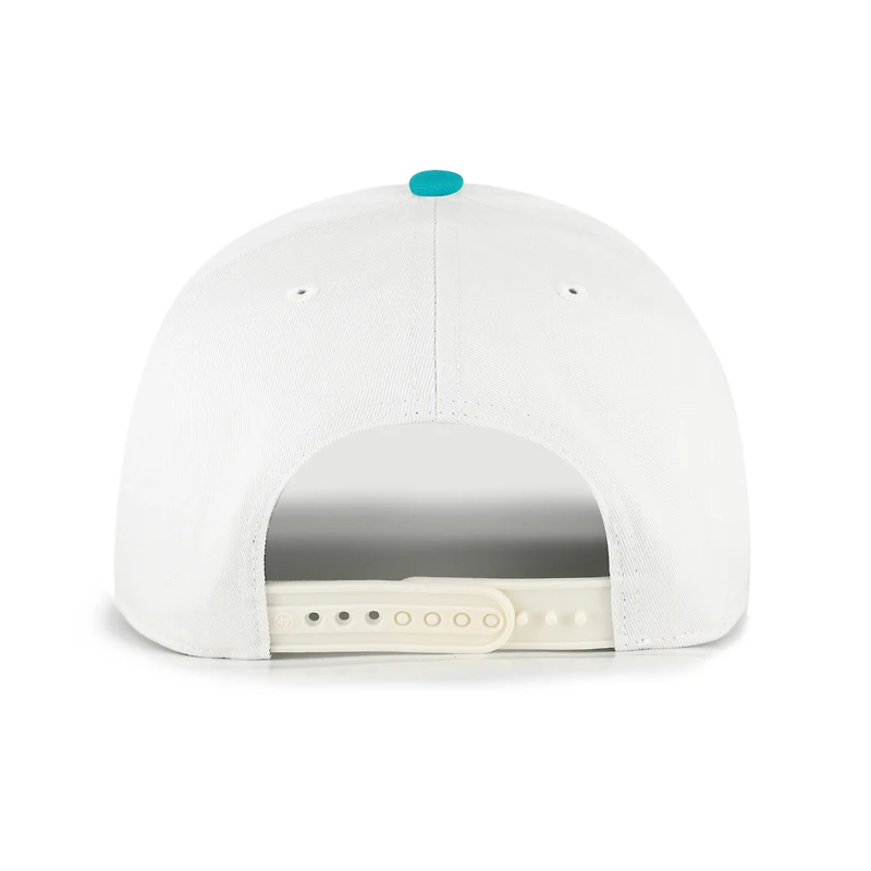 Men's '47 White Miami Dolphins Contemporary Two-Tone Hitch Adjustable Hat