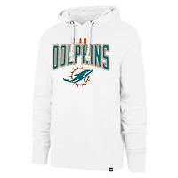 Sweat à capuche blanc Miami Dolphins Elements Arch Headline '47 pour hommes